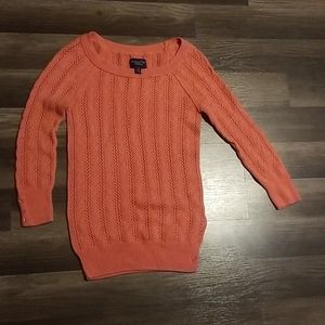American eagle outfitters knitted coral sweater xs